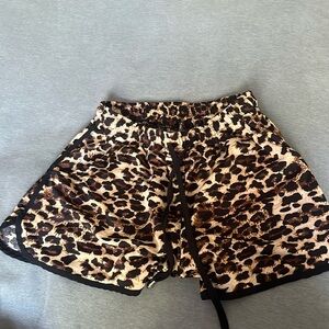 Leopard shorts not used